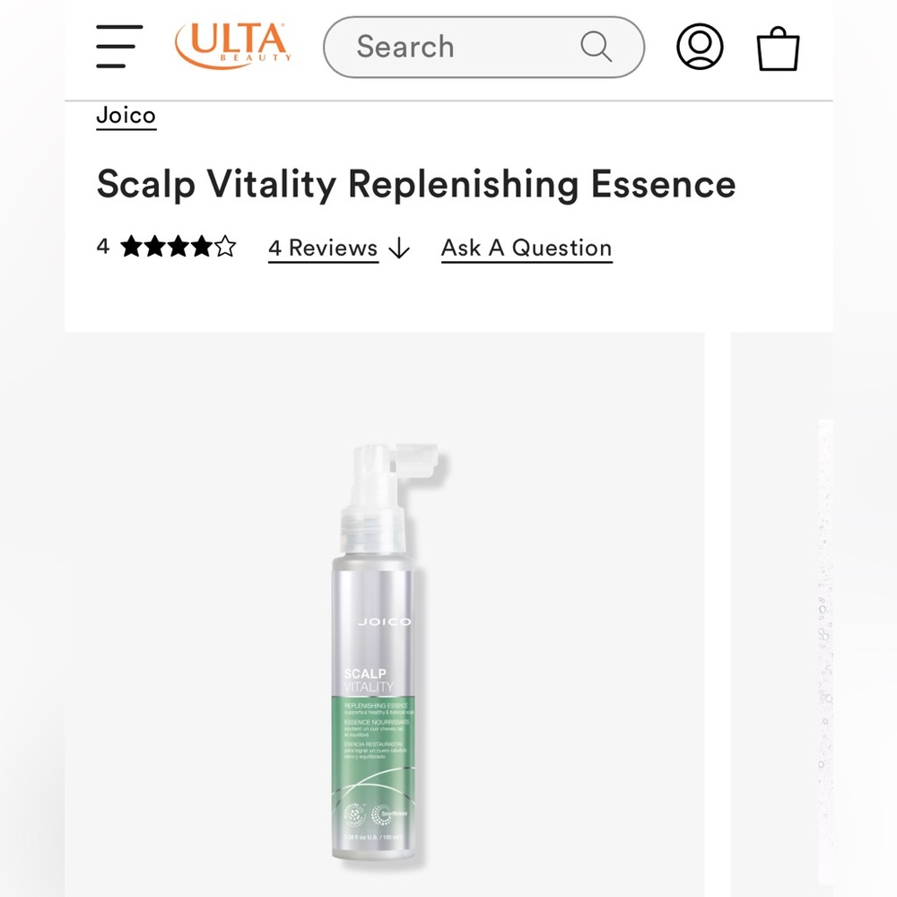 Joico Scalp Vitality Replenishing Essence